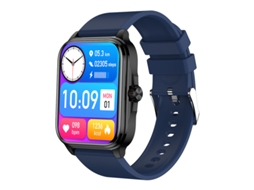 Smart Watch T90 Frequência Cardíaca Chamada Bluetooth de Oxigênio no Sangue Azul GODTVAGT