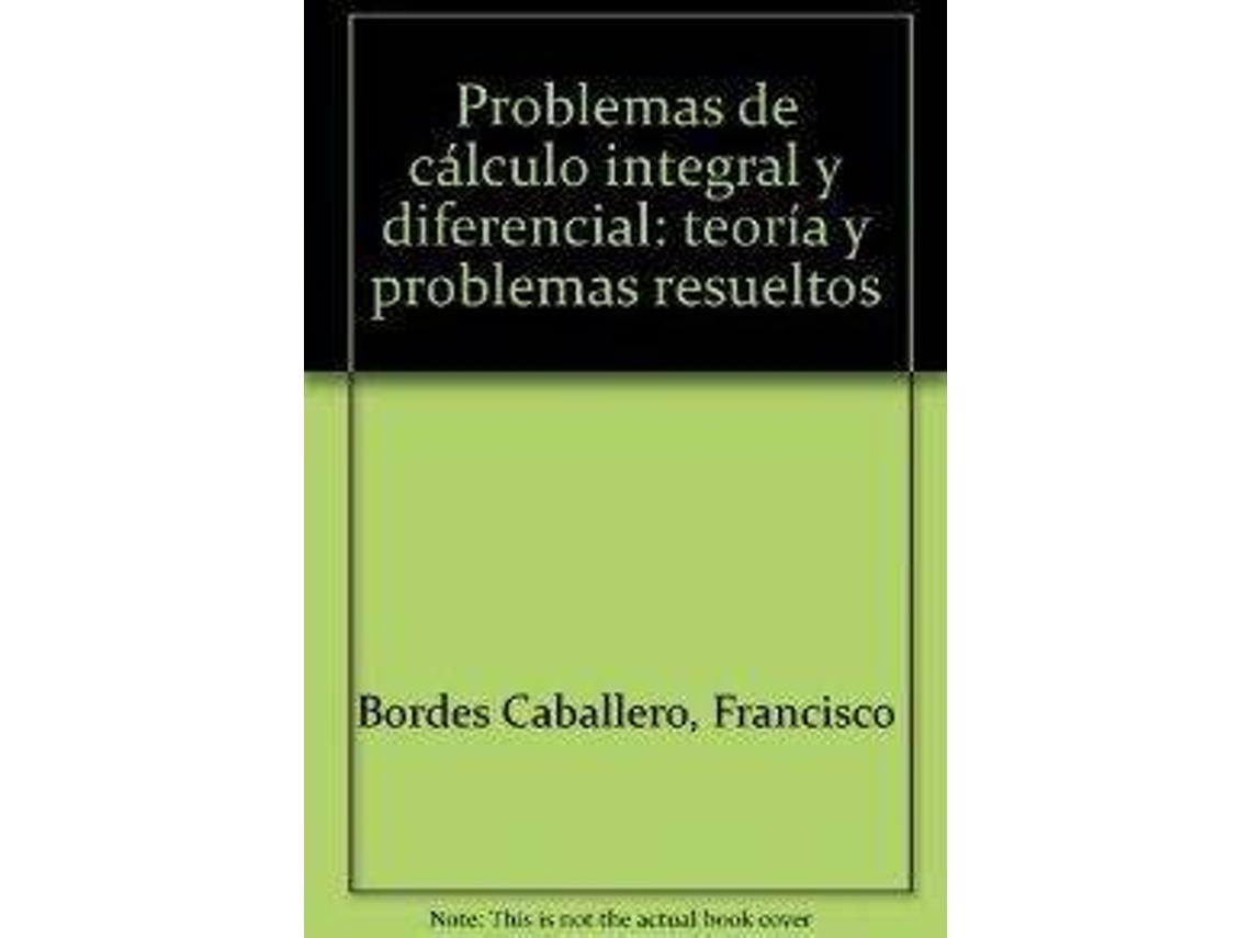 Livro Problemas Calculo Integral de Bordes (Espanhol)