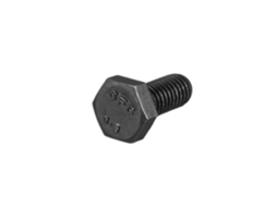 Parafusos de fixação com cabeça sextavada M6x12mm, aço carbono 8.8