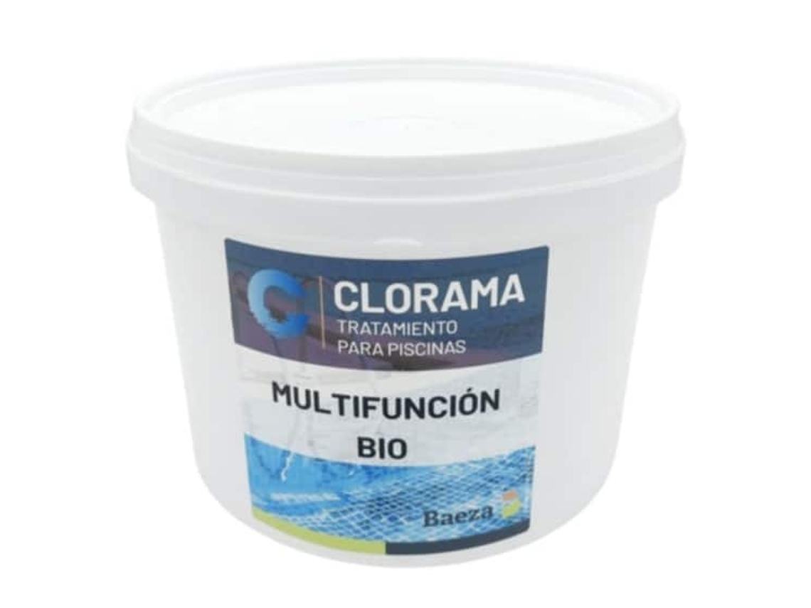Clorama Bio Trichlor 200g Clarificante Antialgas Multifuncional para Piscinas - 25 Kg