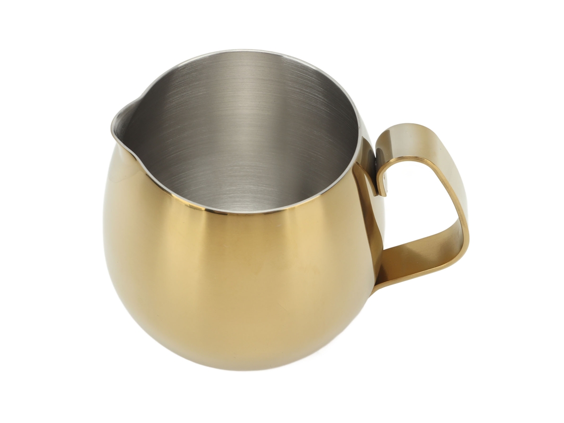 Copo De Café Com Leite, Aço Inoxidável, Espumador De Leite, Cappuccino, Latte Art, Copo De Leite Dourado, 300ml Aquaforge
