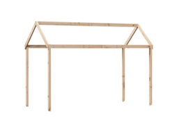 Kid's Bed Roof, Kid's Bed Roofs Vidaxl Marrom Madeira De Pinho (217 X 85.5 X 154 Cm)