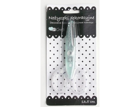 Tesoura Decorativa Azul De 13,5cm Dp Craft