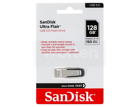 Pendrive SANDISK Ultra Flair 128 GB 3.0