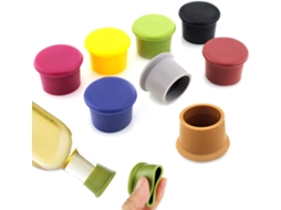 Rolhas de Silicone para Champanhe em Aço Inoxidável BRILVIBERA