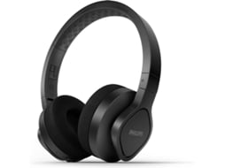 Auscultadores Bluetooth PHILIPS Taa4216Bk (On Ear - Microfone - Preto) — On Ear, À prova de água e pó, Almofadas laváveis