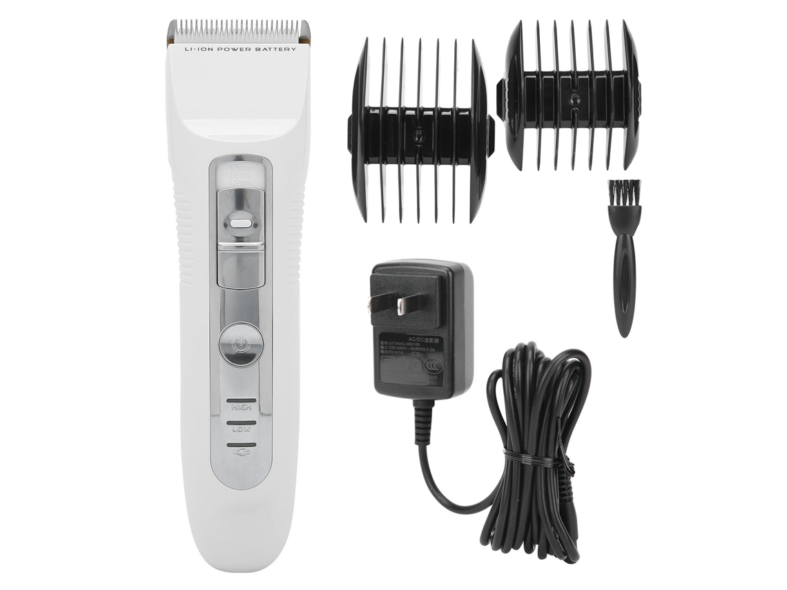 Pistola de Corte de Cabelo Recarregável 2026 Kit Barbeiro Doméstico T9 para Homens Branca