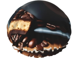 Touca De Banho Grande Para Homens E Mulheres Dupla Camada Estampa Café Delicioso Cabelo Salão Beleza Item Essencial