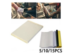 15 Folhas De Papel De Transferência Para Stencils De Tatuagem