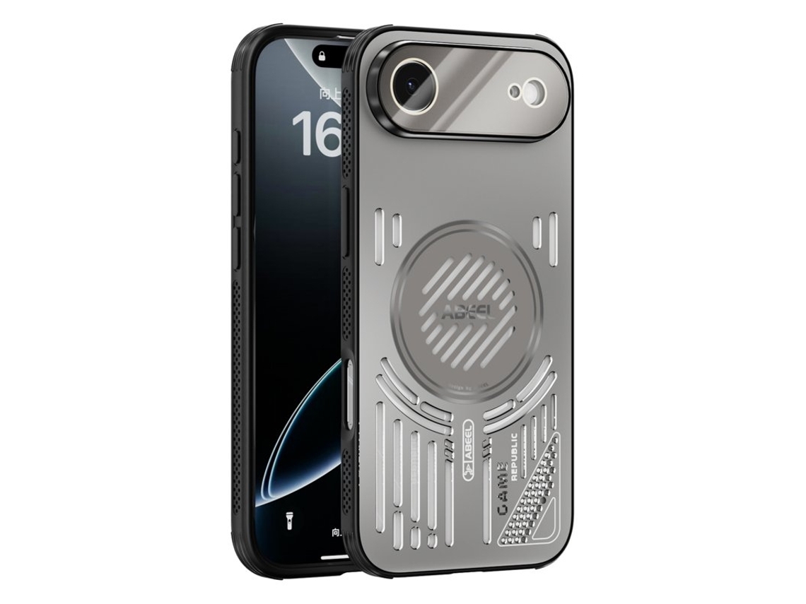 Capa Abeel Para Iphone Air Em Alumínio Pc Tpu - Cinza