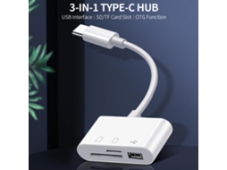 Adaptador LAXISCREED Type c 3 em 1