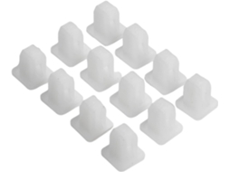 Pacote Com 50 Rebites Plásticos Para Fixação Do Revestimento Lama, Fixadores De Cabeça Quadrada Con Furo 8mm, Pinos De