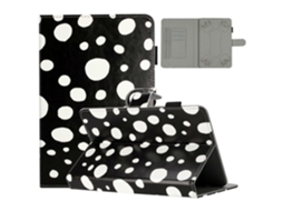 Capa de couro para tablet com bolinhas Webake
