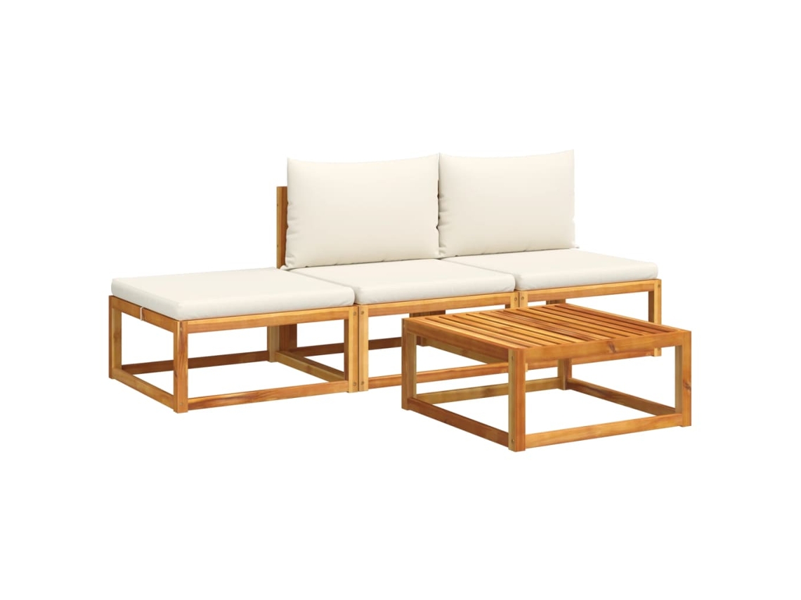 Garden Sofa Set, Garden Sofa Sets Vidaxl Marrom Madeira De Acácia (n/a)