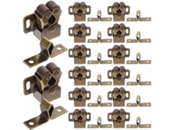 Fecho De Porta Zerodeko, Estilo Vintage, Discreto, Com Esfera, Em Ferro Marrom, 20 Peças Para Armários E Ferragens