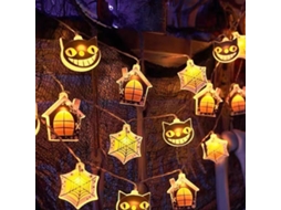 Luzes de Natal À Bateria Lanternas de Abóbora Morcego e Fantasma Halloween NEVEANCE