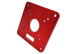 Placa De Inserção Universal De Mesa De Roteador De Alumínio Para Bancadas De Carpintaria, Tabela De Inversão, Máquina De Corte 120x120x8mm