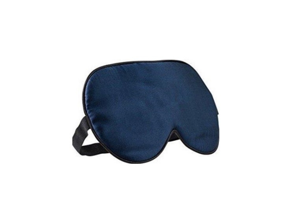 Máscara De Dormir 100% Seda Darkblue