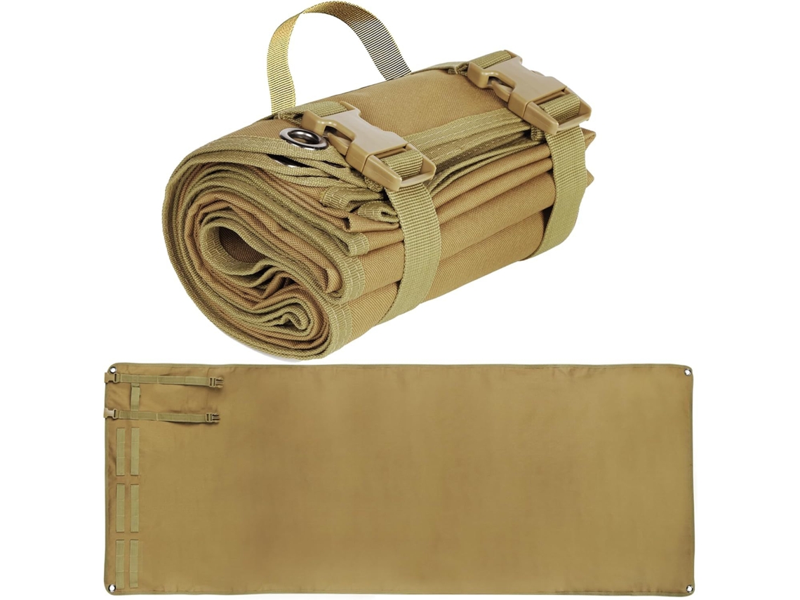 Esteira Tactical Dobrável para Exterior, 1000d Nylon Impermeável, Ideal Campismo, Tiro e Atividades Uso em Varanda Jardim, Durável, Multif STELASPLEN