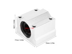 Laxiscreed Guia Linear De 30mm Em Alumínio Para Movimento Preciso E Deslizamento Suave