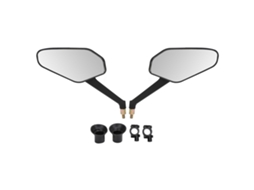 2pcs espelhos retrovisores Mali ajustáveis 360 graus, com lente resistente a riscos, para mountain bike, cidade, scooter