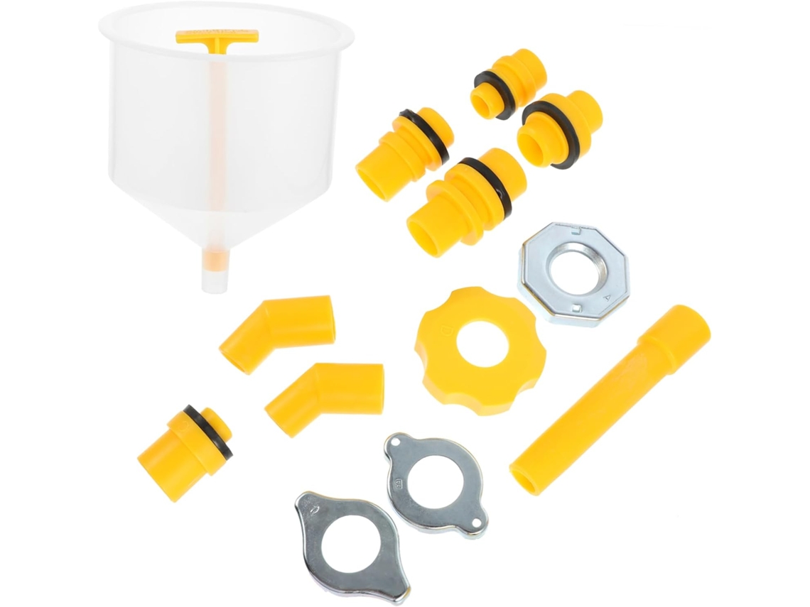 Kit De Funil Para Enchimento De Líquidos, Ideal Para Resfriamento E Derramamento, Com Tampa.
