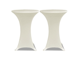 Table Cover, Table Covers Vidaxl Creme Tecido (60 Cm)