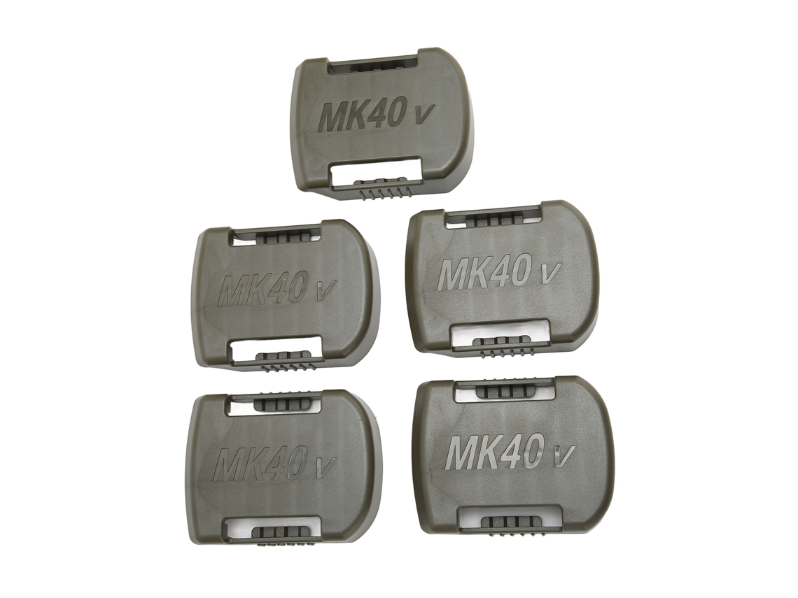 Suporte para Bateria de Íon de Lítio , Portátil, para Ferramentas Elétricas, com Furos para Parafusos de CHABERLU (5 Peças)
