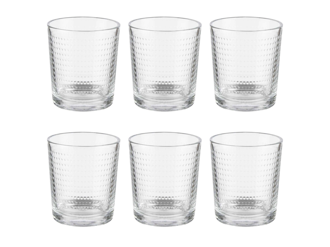 Conjunto de 6 copos 265ml pontos do nilo coleção VIVALTO