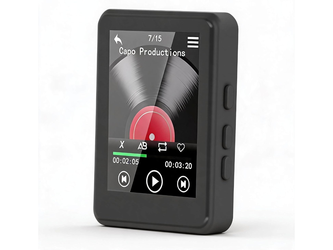 Senecesli Mp3 Mp4 Player, Reprodutor De Música Hifi Sem Perdas Com Tela Sensível Ao Toque Bluetooth 5, 3e 2, 4 Polegadas