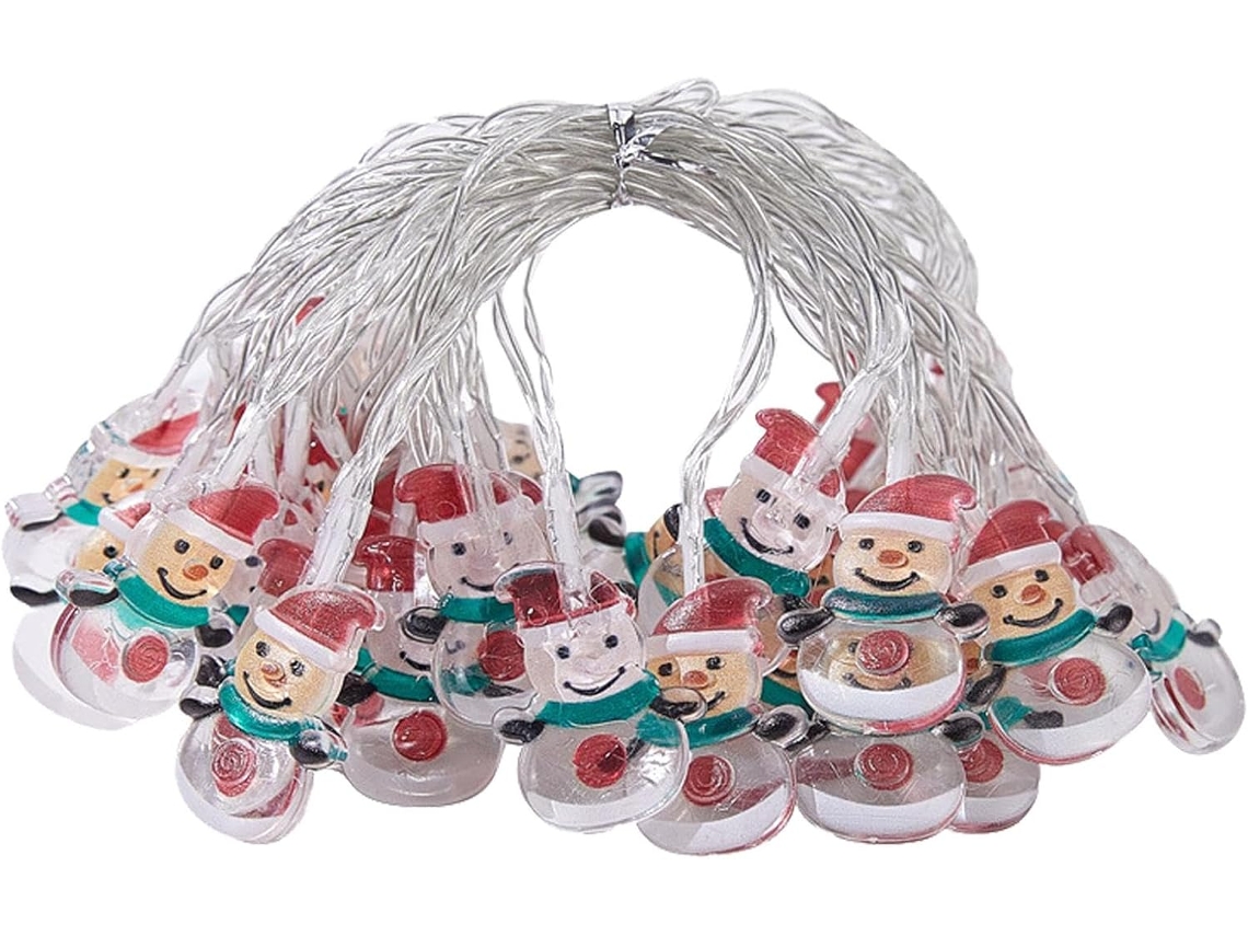Luzes De Natal Cordão, Alimentadas Por Bateria, Para Pendurar Na