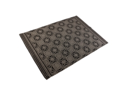 Tapete DRW (200 x 140 cm - Algodão - Preto e Branco)
