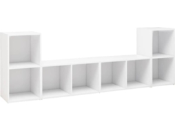 Tv Cabinet Set, Tv Cabinet Sets Vidaxl Branco Madeira Processada (n/a)