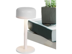 Luminária De Mesa Em Formato De Cogumelo, Recarregável Por Toque E Com Intensidade Ajustável, Ideal Gokoco