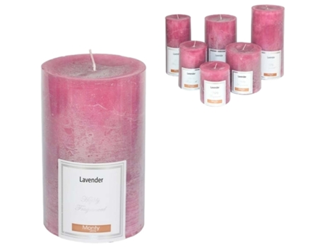 Vela Cilíndrica Perfumada de Malva IXIA