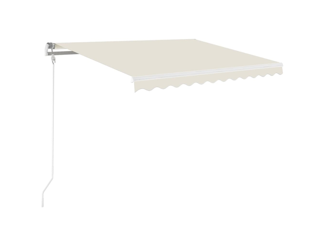 Toldo retrátil automático VIDAXL creme (350x250 cm)
