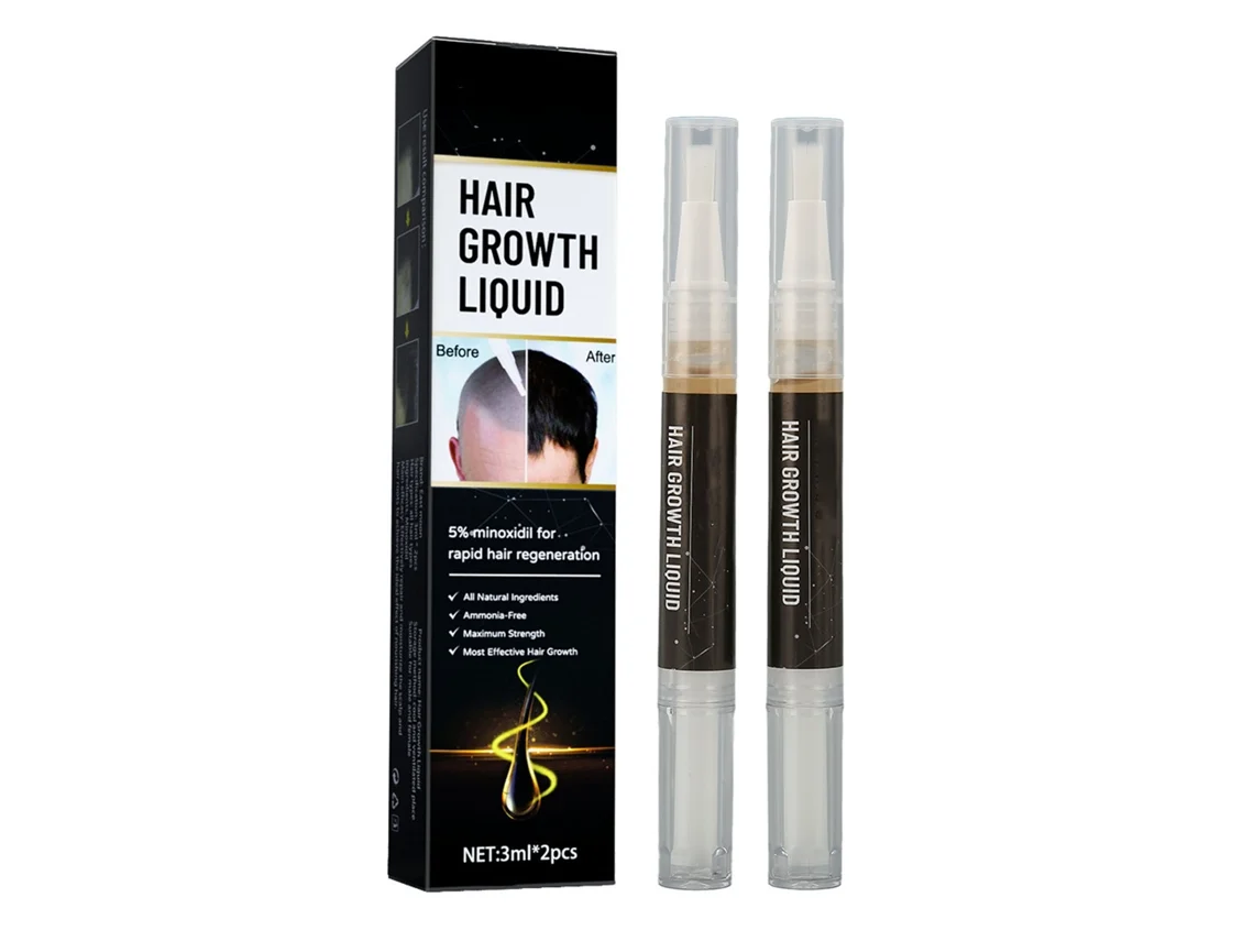 2 Pcs Suero Capilar De 3ml Para Hidratar E Prevenir Queda De Cabelo, Promove Crescimento