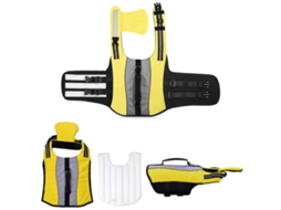 Dog Life Jacket LAXISCREED com alça, faixas refletoras e ajuste de tamanho