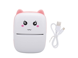 Aetheria impressora Térmica Mini Portátil Bluetooth Pocket para Estudantes Fotos Questões Erradas Pink