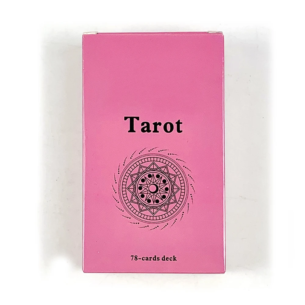 Tarot Rosa Design Clássico para Jogos em Família MDUG (78 Cartas)