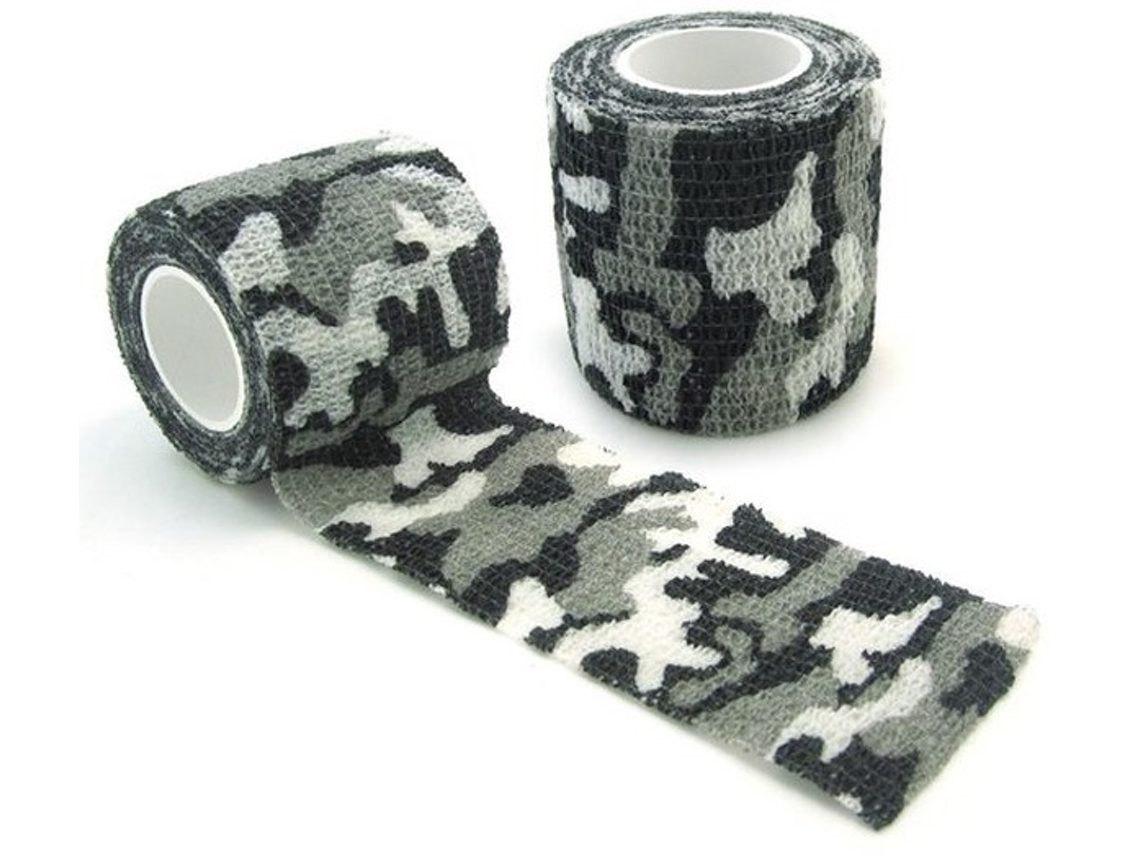 Tira De Camuflagem Stealth - Autoadherente Camo - Ideal Para Caça E Atividades Ao Ar Livre - 4,5m - Impermeável E Durável - Multifuncional...