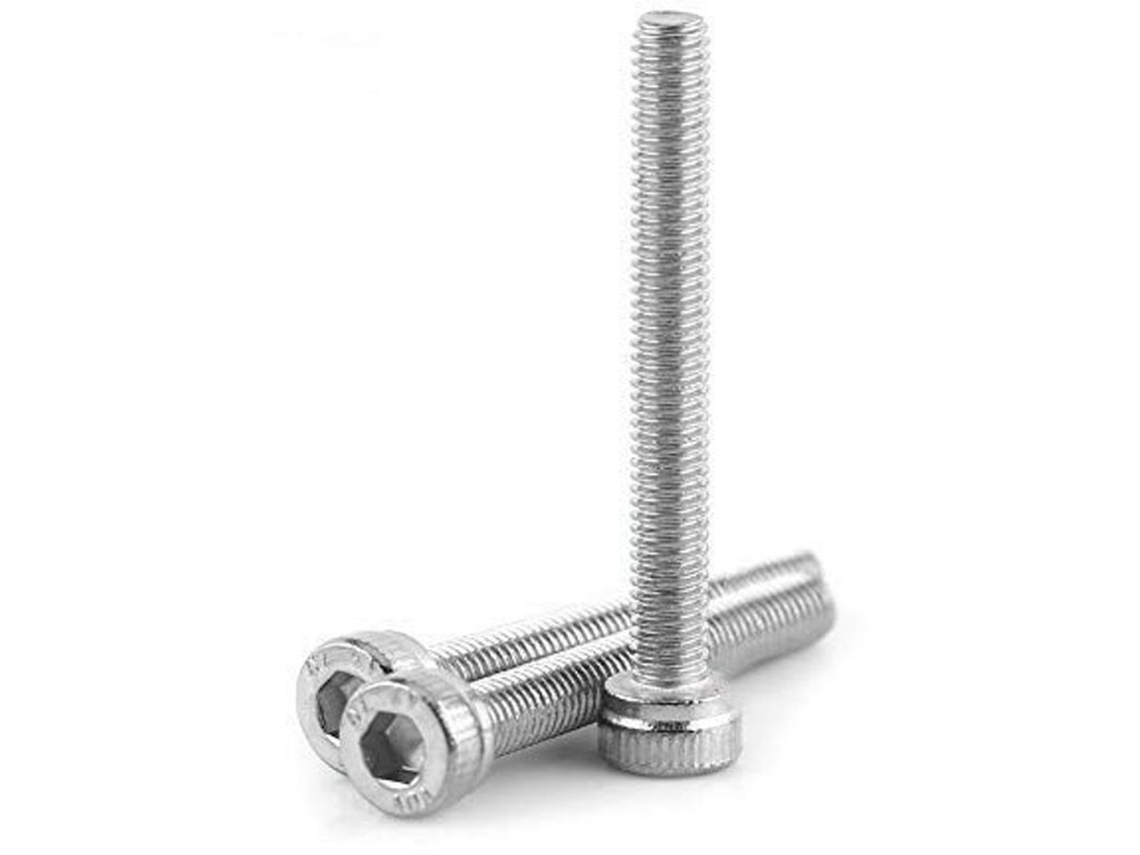 Dopos 100 Unidades - Cabeça De 6 Lados - Aço Inoxidável 304 - Fixadores - M3 - Alta Qualidade - Ideal Para Espaços Apertados - Parafusos