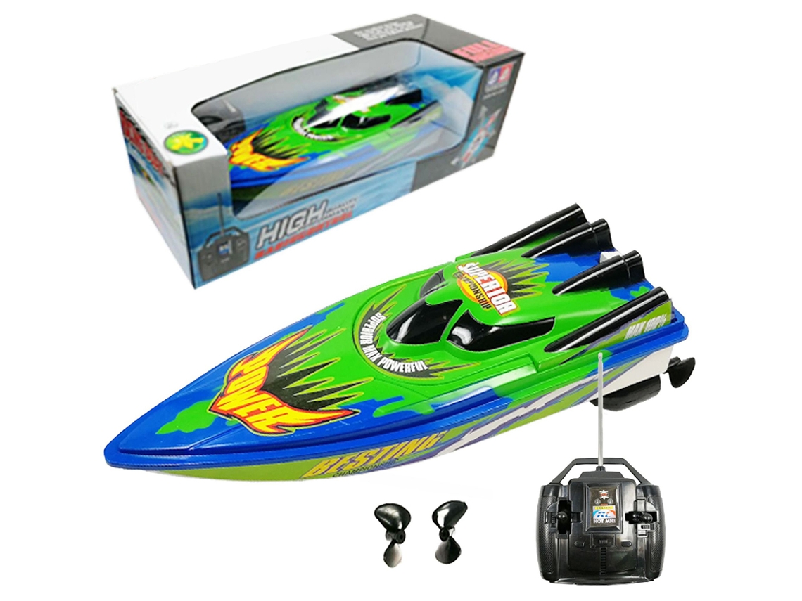 Mali barco de Controle Remoto Rc Boat para Piscinas e Lagos Mini Barco de Velocidade Brinquedo Elétrico para Crianças