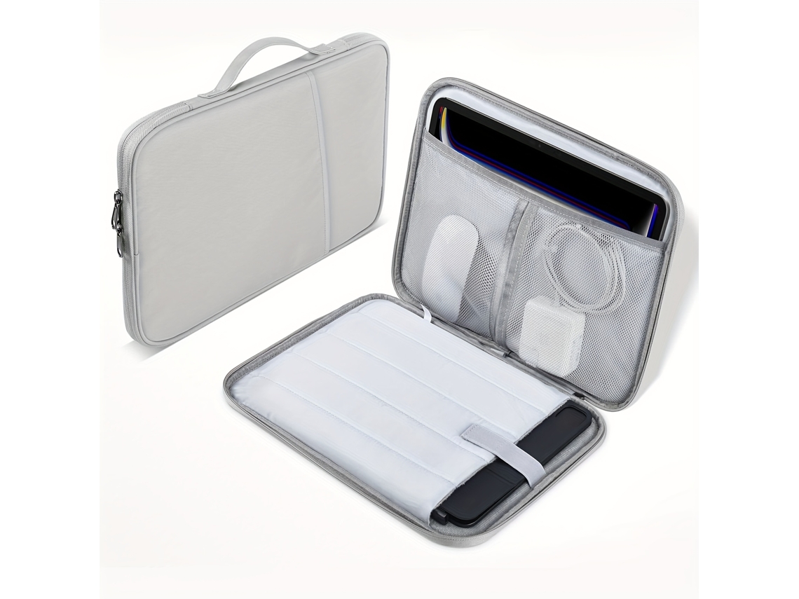 Bolsa cinza para laptop Cuich de 13 polegadas