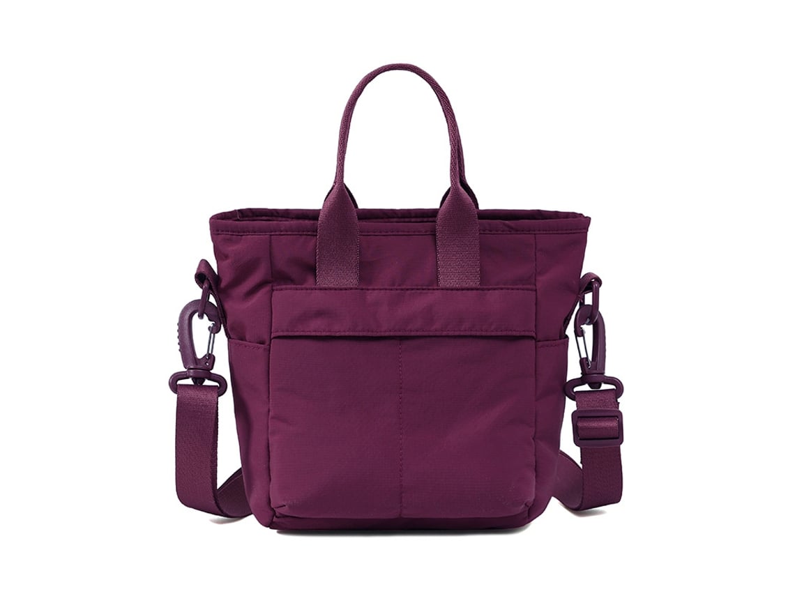 Bolsa de Nylon Grande com Capacidade para Transporte, Que Pode Ser Usada como Bolsa de Ombro Ou Transversal. tamanho Pequeno 35626 Rosa Roxo YUNZII