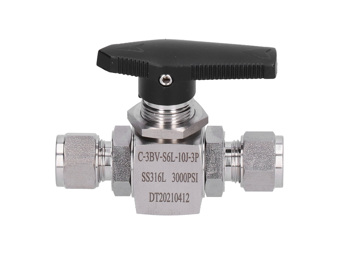 Válvula De Esfera Mini 3 Peças Em Aço Inox 316l Da Laxiscreed Para Controlo De Líquidos