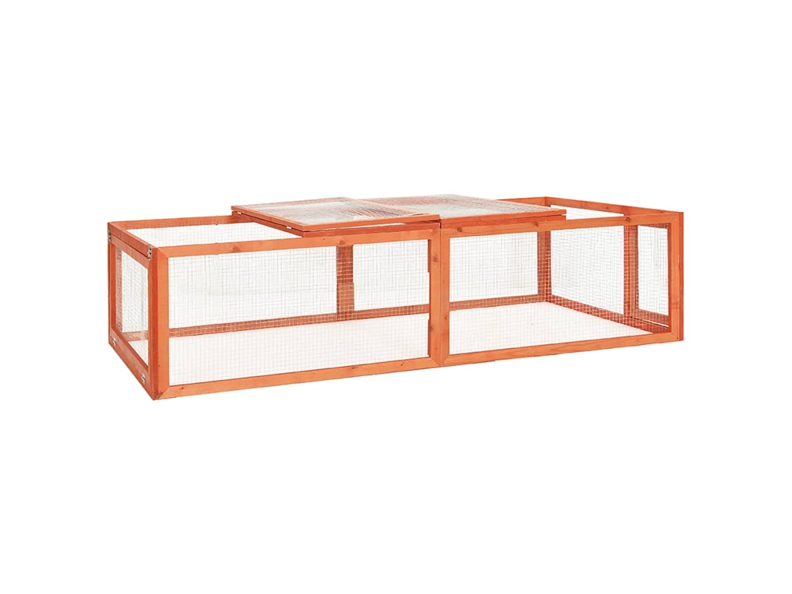 Vidaxl Coelheira 183x90x46,5 Cm Madeira De Abeto Maciça