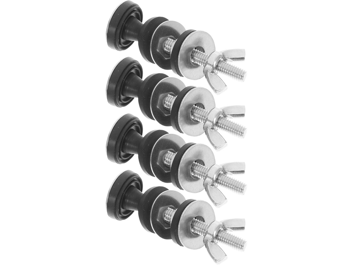 Conjunto De 4 Parafusos M6 Em Aço Inoxidável Para Caixa Acoplada, Com Arruelas E Porcas Sextavadas, Fixação Segura E