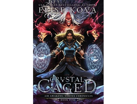 Livro Crystal Caged 5 Vortex Chronicles de Elise Kova (Inglês)