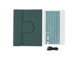 2026zentro-capa Com Teclado Bluetooth Sem Fio Detachável E Suporte Para Caneta Para Tablet Pro 11in 2018-2020 Ios Verde
